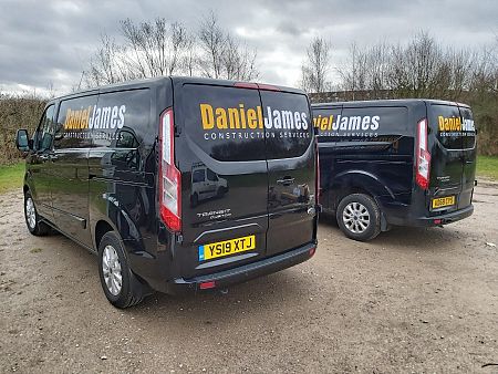 Daniel James Construction Services Vehicle Livery