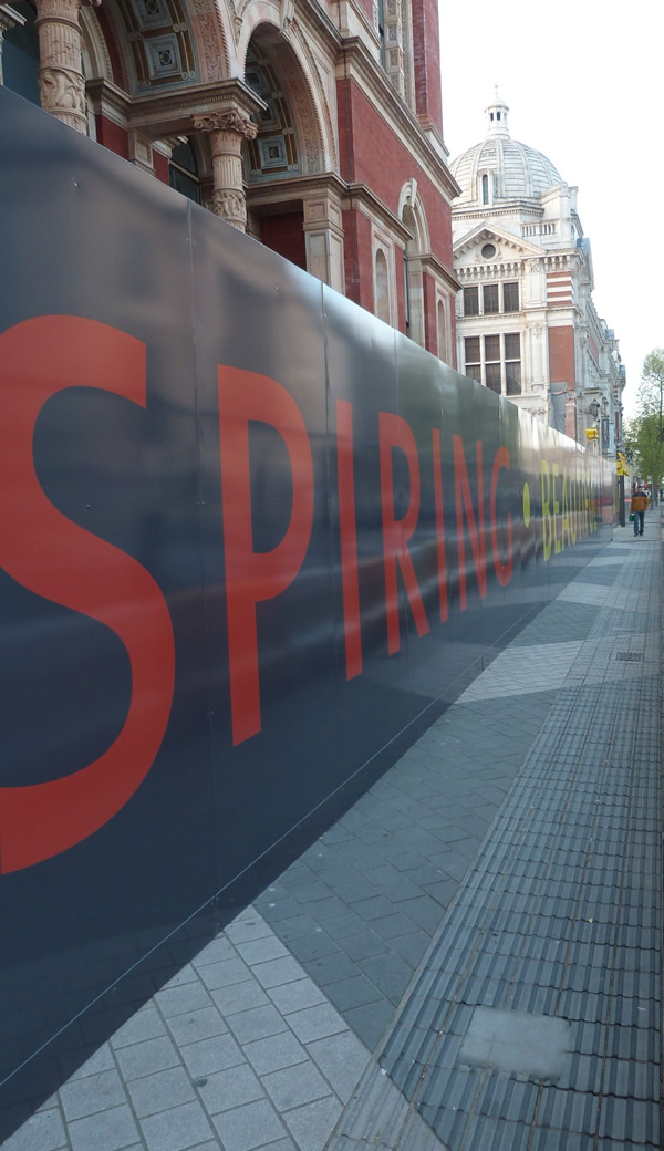 Victoria & Albert Museum Hoarding 1