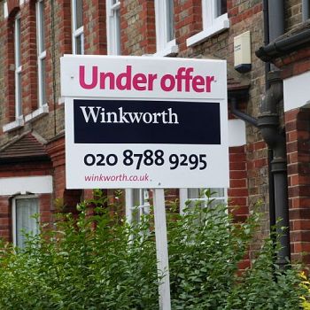 Landscape estate agent board - Winkworth