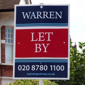 Portrait estate agent board - Warren