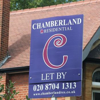 Portrait estate agent board - Chamberland Residential