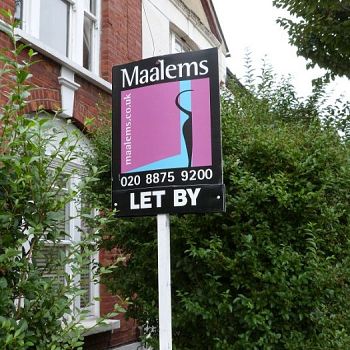 Landscape estate agent board - Maalems