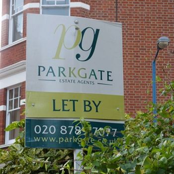 Portrait estate agent board - Parkgate
