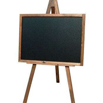 Chalk Board and Easel (Landscape)