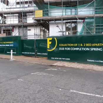 Foxtons Construction Hoarding