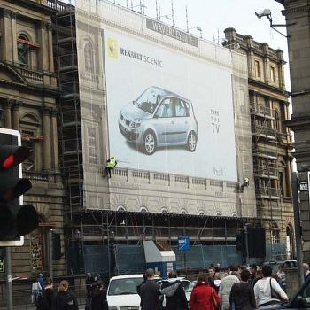 Giant Outdoor Scaffold Banner