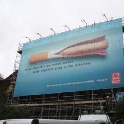 Giant Outdoor Scaffold Banner - BHF