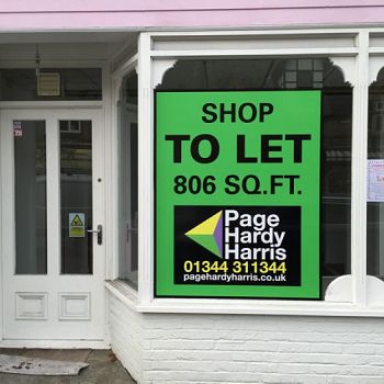 Window Board - Shop To Let