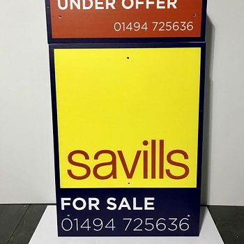 Savills Amersham Offices delivered to fitter Countrywide Signs