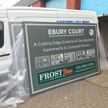 2 Site panels 12ft x 8ft delivered to Kent